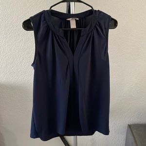 H&M navy blue blouse - Size S